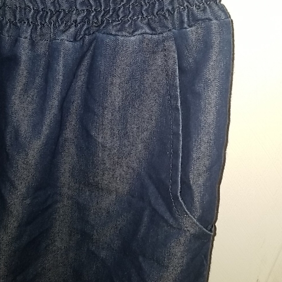 Denim strapless dress - Picture 3 of 4